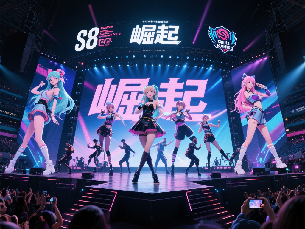 英雄联盟全球总决赛舞台设计与视觉震撼的极致呈现